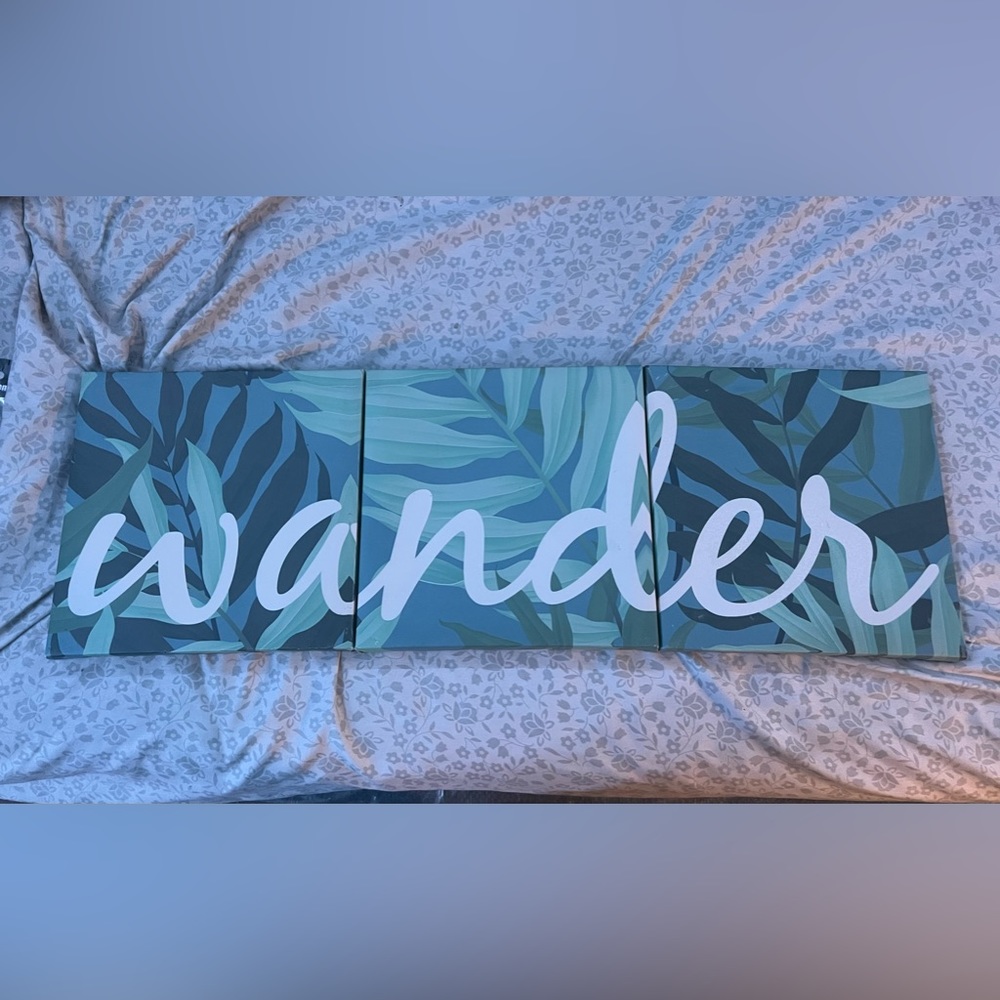 Wander room decor 3pc